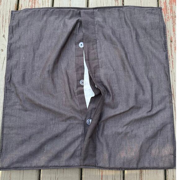 Pottery barn Lara Applique Embroidered Beaded decorative pillow cover 24x24" - Picture 7 of 13